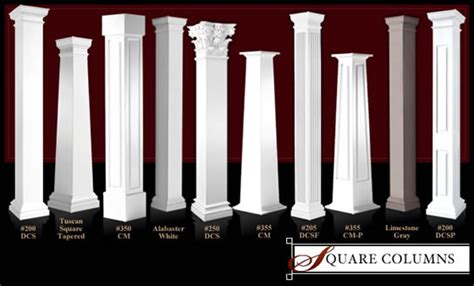 So if you have a 16x16 pilaster and an 8 wall, your pilaster will either be proud of both surfaces 4 or flush with one and proud of the other 8. Column Selection Guide | Selecting a Column Guide