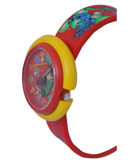 A One Red Ben 10 Kids Watch Price In India Buy A One Red Ben 10 Kids