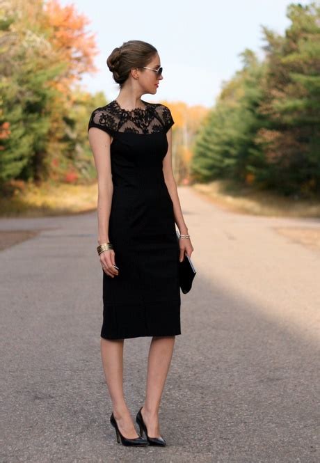 classic black dress for funeral natalie