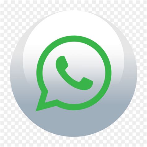 Whatsapp Logo Round Social Media Icon Png Similar Png