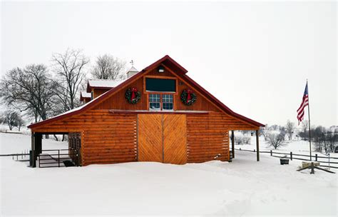 Check out some of these log cabin pictures for yourself. Log Barn Stables - Photos