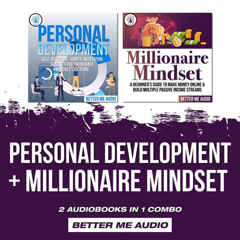 Personal Development Millionaire Mindset 2 S In 1 Combo Audiobook By
