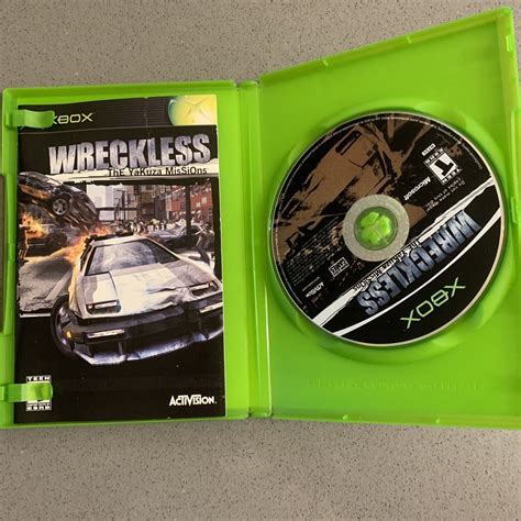 Wreckless The Yakuza Missions Microsoft Xbox 2002 European