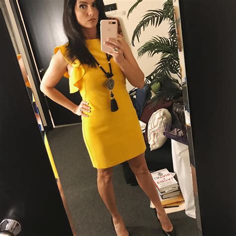 Yellow Dana Loesch Casual Dress Shirt Dress Bodycon Dress