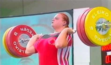 2002 European Weightlifting Championships Women 75 Kg Тяжелая