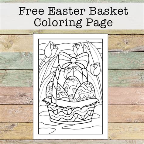 Garden cute boy puppy picking apples basket full fruits illustration children coloring book page funny cartoon characters buy stock apple. Free Printable Easter Basket Coloring Page for Kids and Adults