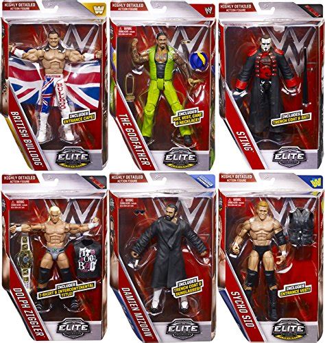 Wwe Elite Collection Series 39 Complete Set Of 6 Mattel Toy Wrestling