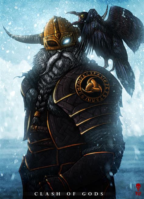 Odin Clash Of Gods By The Last Phantom On Deviantart Arte Vikingo