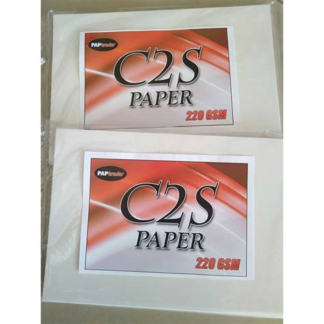 C2s Paper 220gsm For Calling Cardmenu Board Shopee Philippines