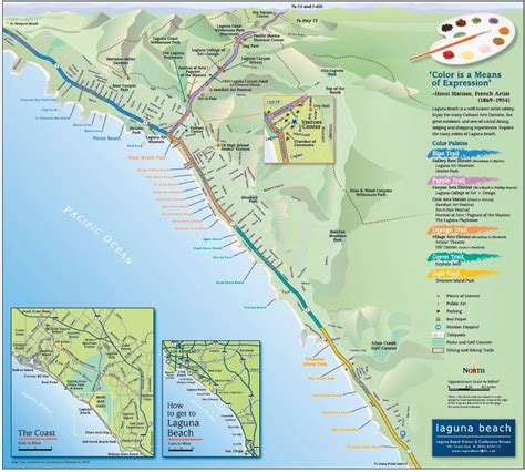 Map Of Laguna Beach Maps And Directions Beachfront Hotels California
