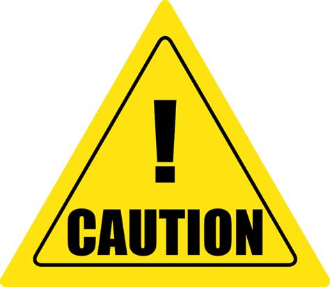 Caution Yield Floor Sign