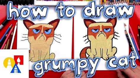 Last thursday, an image of a cat appeared on the internet, admittedly not an uncommon occurence. How To Draw Grumpy Cat - YouTube