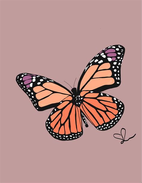 Butterfly Draw Эскиз