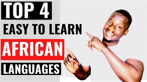 Top 4 Easy To Learn African Languages Youtube
