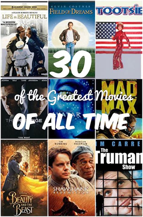 Part 1)—not to mention all the classics. 30 of the Greatest Movies of All Time To Add to Your Watch ...