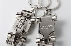 shape car keychains zinc alloy personalized racing set