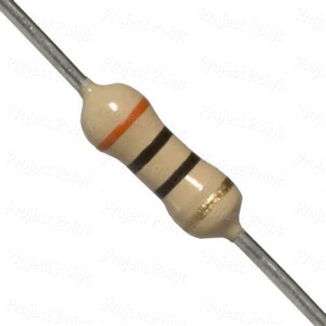 30 Ohm 025w Carbon Film Resistor 5 Cfr 30e 30r 025w 025 Watts Fixed