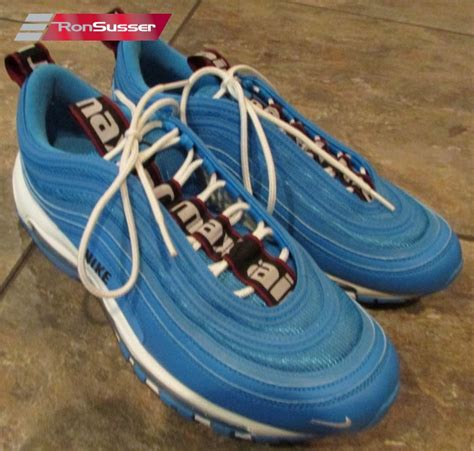 Nike Air Max 97 Premium Blue Hero Athletic Shoes 312834 401 Size 105