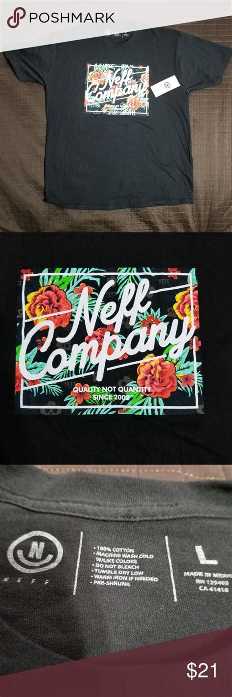 Nwt Neff Tee Tees Floral Logo Tee Shop