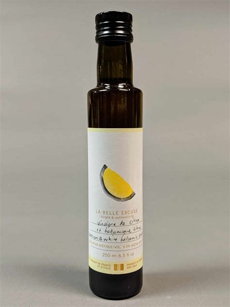 Vinaigre de citron balsamique blanc