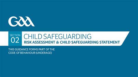 Section 2 Child Safeguarding Risk Assessment Tyrone Gaa