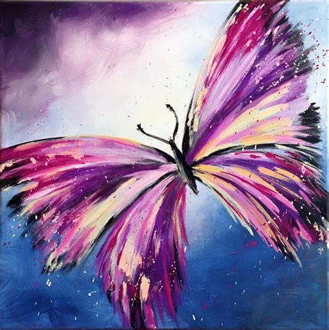 Butterfly Painting At Explore Collection Of