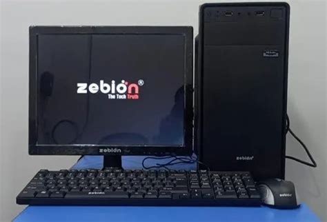 I3 Zebion New Assembled Desktop Screen Size 17 Windows 10 At Rs