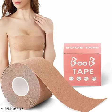 Tomkot Breast Lift Tape Waterproof Boob Tape Adhesive Push Up Tape Breathable Chest Support Tape