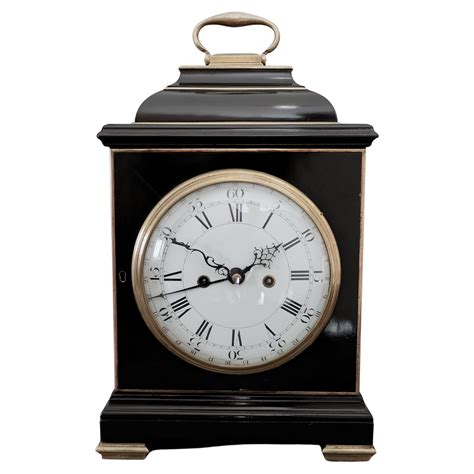 george ii ebonised english bracket clock by thomas wagstaffe london for sale at 1stdibs