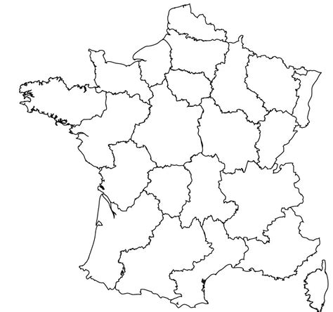 프랑스 지도 블랙과 화이트 맵 프랑스의 검은색 및 흰색서유럽 유럽
