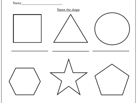 Name The 2d Shape Teaching Resources