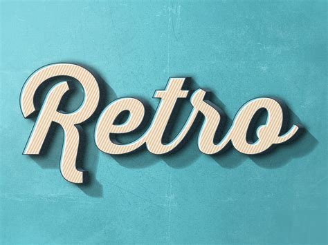 They can see you as an equal, a superior or someone under them on the social scale. Retro Text Effect #2 | GraphicBurger