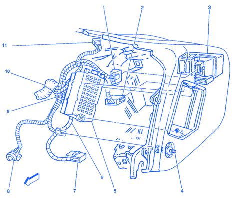 Car 82 chevy s10 wire diagram chevy c wiring diagram for s the. Chevrolet S10 2.2L 1999 Passenger Side Electrical Circuit Wiring Diagram » CarFuseBox