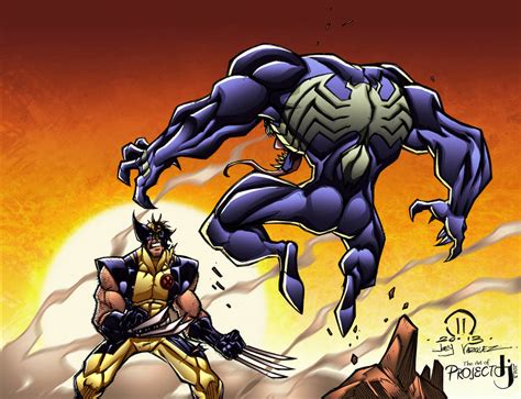 Venom Vs Wolverine Colors By Artoftdj On Deviantart