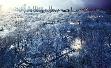 Central Park Snow Nyc Stephen Wilkes Gallery Gadcollection Paris