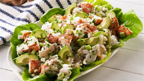 Lobster Salad With Avocado Is All We Want To Eat This Summer