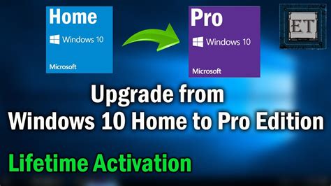 How To Upgrade Windows 10 Home To 10 Pro Edition Youtube