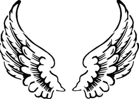 Angel Wing Clipart 0 White Clip Art Angel Wings Image 23892