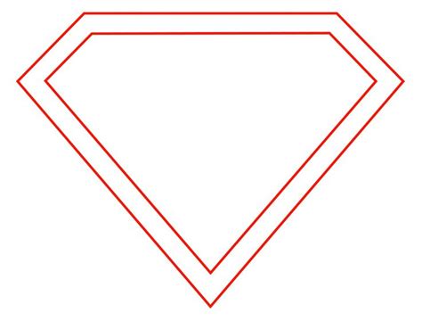 Top Blank Superman Logo Template Free Clip Art Superman Logo