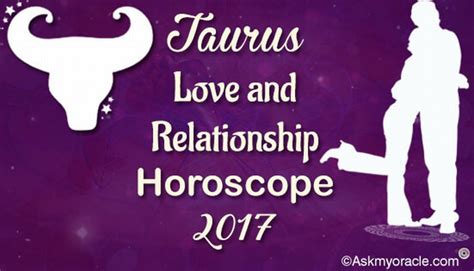 Taurus Love Horoscope 2017 Ask My Oracle