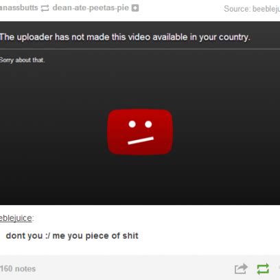 Getting an error for each that states : Tumblr Does Not Respect Actors That Can't Commit To Their ...