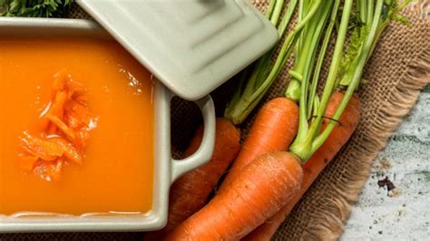 Receta De Crema De Zanahoria Y Naranja Con Toque Oriental