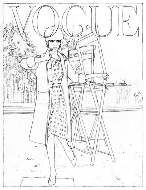 Fashion Magazine Coloring Page Free Printable Coloring Pages For Kids