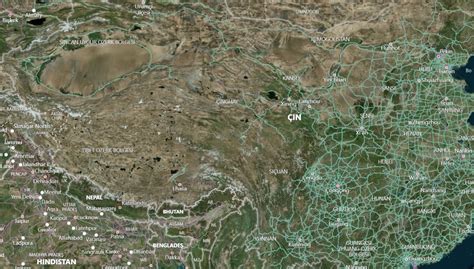 Çin Uydu Görüntüsü Haritası 7 24 Canlı Kamera