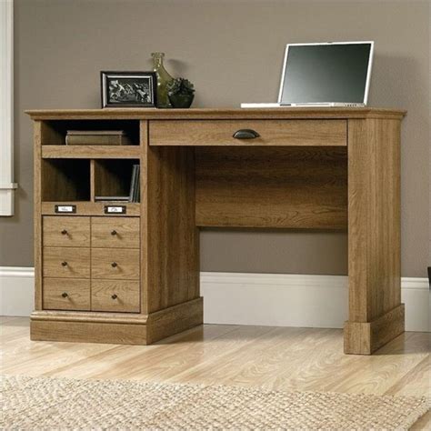 Bowery Hill Home Office Desk In Scribed Oak Bh 497557