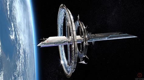 Artstation Orbital Space Station Concept