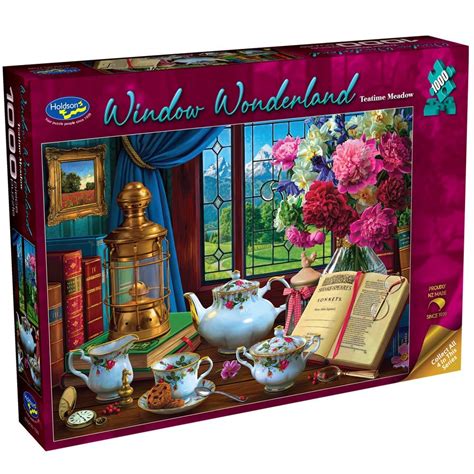 Holdson Window Wonderland Teatime Meadow 1000 Piece Jigsaw Puzzle