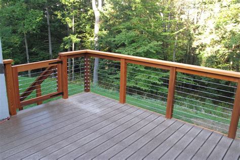 Staining a deck this year? RailEasy™ Cable Railing - Photo Gallery | Cable Railing - Do It Yourself | Patio railing ...
