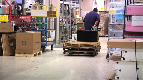 Pallet jacks also known as pallet trucks are the most common tool found in the supply chain. Power Pallet Jack Training - YouTube