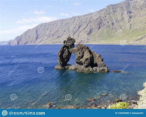 Roque De Bonanza Is One Of The Symbols Of El Hierro Island And Its